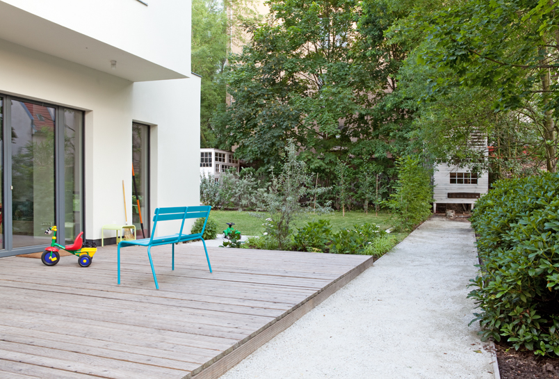 Gartenhaus auf Stelzen