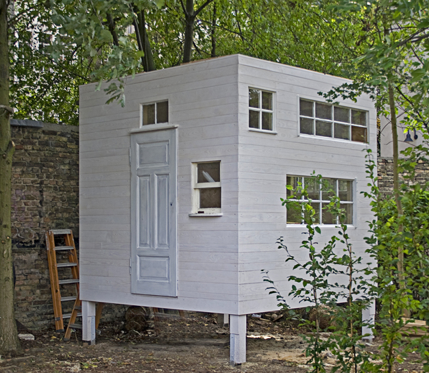Gartenhaus auf Stelzen